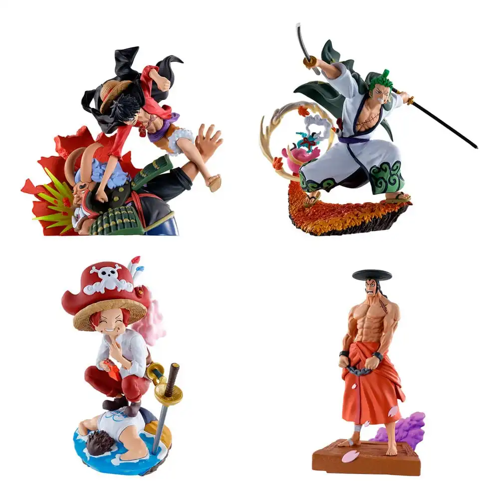 One Piece Petitrama PVC Mini Statue Logbox Re Birth Wano Kuni Vol. 1 9 cm - 1 Unidade